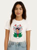WOOOP Shirt "Frida Kahlo Jungle" wit
