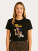 WOOOP Shirt "Pulp Fiction Vintage Mia Wallace" in Schwarz