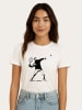 WOOOP Shirt "Banksy Tennis" wit