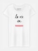 WOOOP Shirt "La Vie en Rose" wit