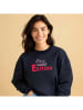 WOOOP Sweatshirt "I´m a limited edition" donkerblauw