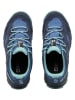 Jack Wolfskin Leren trekkingschoenen "Vojo Tour Texapore Mid" donkerblauw