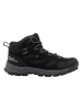 Jack Wolfskin Leren trekkingboots "Vojo Tour Texapore Mid" zwart
