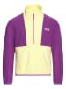 Jack Wolfskin Fleecepullover "Taunus" in Lila/ Creme