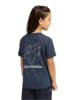 Jack Wolfskin Shirt "Paw" donkerblauw