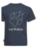 Jack Wolfskin Shirt "Paw" donkerblauw