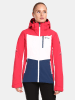Kilpi Ski-/ Snowboardjacke "Valera" in Pink/ Weiß/ Dunkelblau