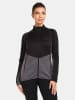Kilpi Fleecejacke "Tomms" in Schwarz/ Grau