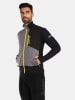 Kilpi Softshell-Laufjacke "Nordim" in Schwarz/ Grau
