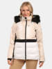 Kilpi Ski-/ Snowboardjacke "Lena" in Beige/ Weiß