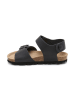 billowy Leren sandalen zwart