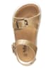 billowy Sandalen in Gold