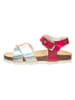 billowy Sandalen in Pink/ Silber