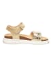 billowy Sandalen in Gold
