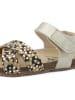 billowy Sandalen in Gold