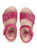 billowy Leder-Sandalen "Rosso" in Pink