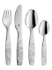 Zwilling 4tlg. Kinderbesteckset "Jungle" in Silber - ab 3 Jahren