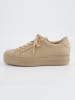 Paul Green Leder-Sneakers in Beige