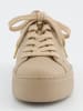 Paul Green Leder-Sneakers in Beige