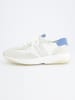 Paul Green Skórzane sneakersy w kolorze biało-błękitnym