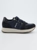 Paul Green Leren sneakers donkerblauw