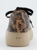 Paul Green Leder-Sneakers in Beige/ Braun