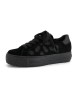 Paul Green Leder-Sneakers in Schwarz