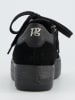 Paul Green Leder-Sneakers in Schwarz