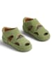 Wheat Leren enkelsandalen groen
