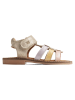 Wheat Leren sandalen goudkleurig