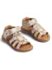 Wheat Leder-Sandalen in Gold