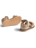 Wheat Leren sandalen goudkleurig