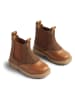 Wheat Leren chelseaboots "Kana" lichtbruin