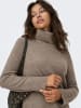 ONLY Strickkleid in Taupe