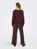 JDY Pullover "Aspen" in Bordeaux