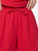 Pieces Shorts "Sastina" in Rot