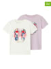 name it 2-delige set: shirts lichtroze/crème