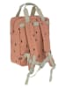 Lässig Rucksack "Happy Prints" in Orange - (L)20,5 x (B)11 x (H)27 cm