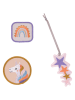 Lässig 3er-Set: Patches "Unicorn" in Rosa/ Lila
