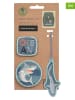 Lässig 3er-Set: Patches "Shark" in Grau/ Hellblau