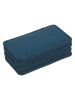 Lässig Federmäppchen "Unique" in Dunkelblau - (B)12,8 x (H)6,8 x (T)21 cm