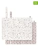 Lässig 2er-Set: Wickeltaschen ''Tiny Farmer Flowers/Goose'' in Beige/ Creme - (L)29 x (B)40 cm