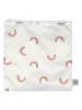 Lässig 2er-Set: Snacktaschen ''Happy Rascals Heart'' in Lila/ Creme - (L)17 x (B)18 cm