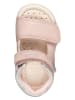 Geox Sandalen "Tapuz" in Rosa/ Silber
