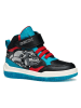 Geox Sneakers "Buzzerlight" zwart/lichtblauw