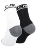 cmp 2er-Set: Socken in Schwarz/ Weiß