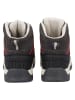 cmp Leder-Trekkingschuhe "Rigel Mid" in Anthrazit/ Rot