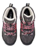 cmp Leder-Trekkingschuhe "Rigel Mid" in Anthrazit/ Rot