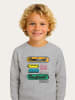 WOOOP Sweatshirt "Skateboard! Magazine More Static" in Grau