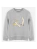 WOOOP Sweatshirt "Streaker" in Grau